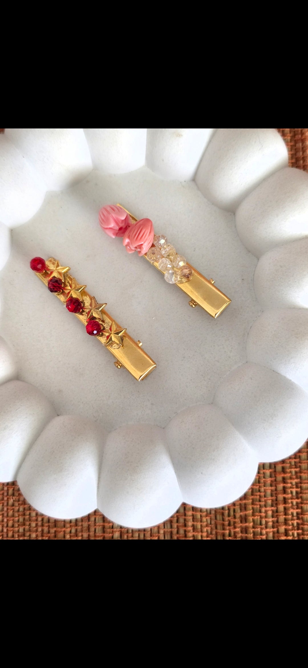 Red Star HairClips