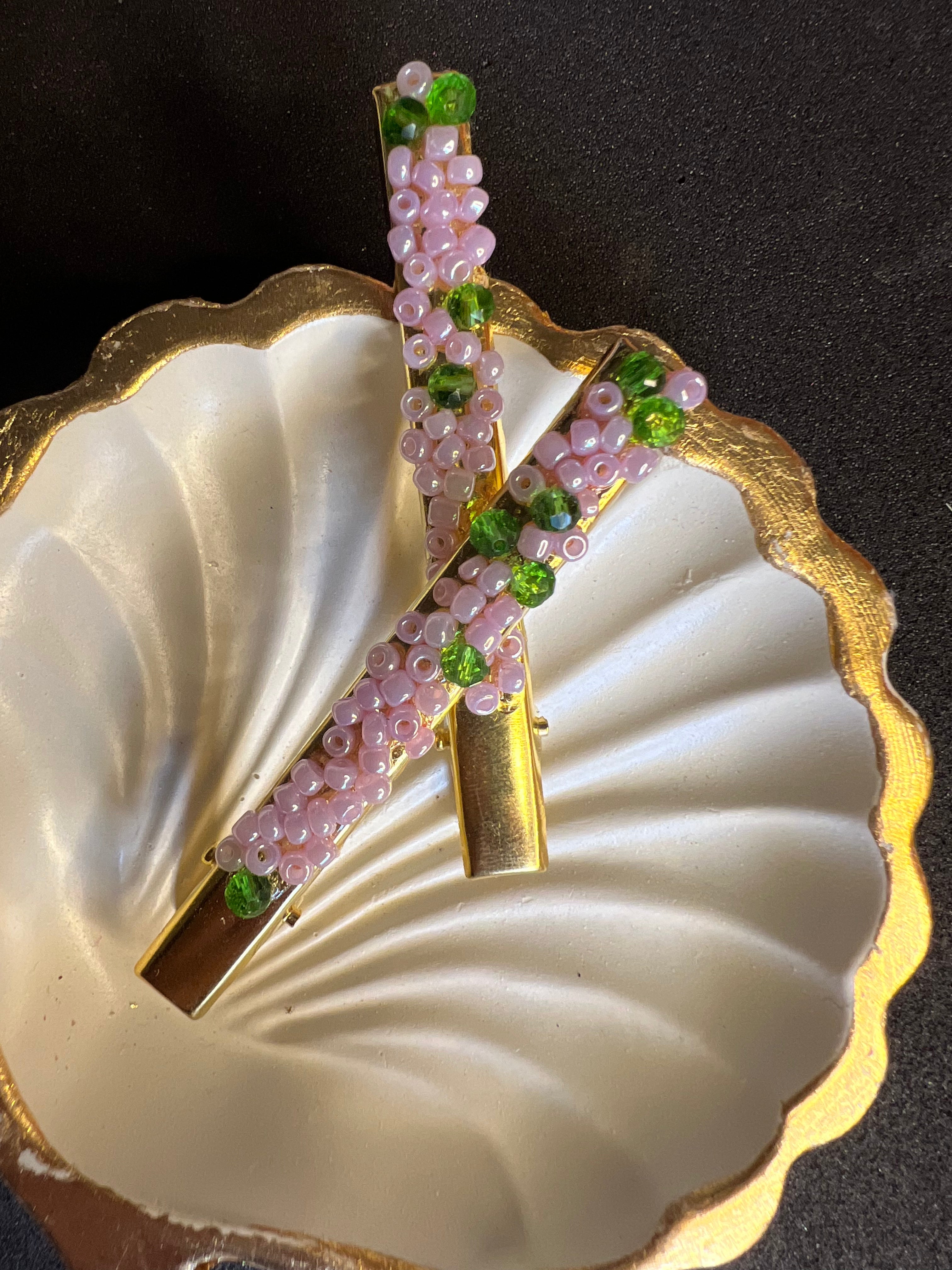 Laevendar Garden HairClips