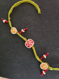 Divine Om & Kundan Traditional Rakhi