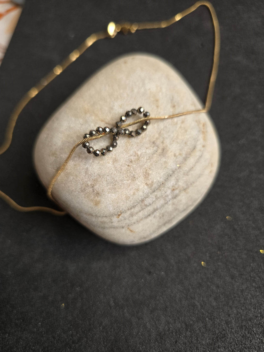 The Pyrite Infinite Necklace