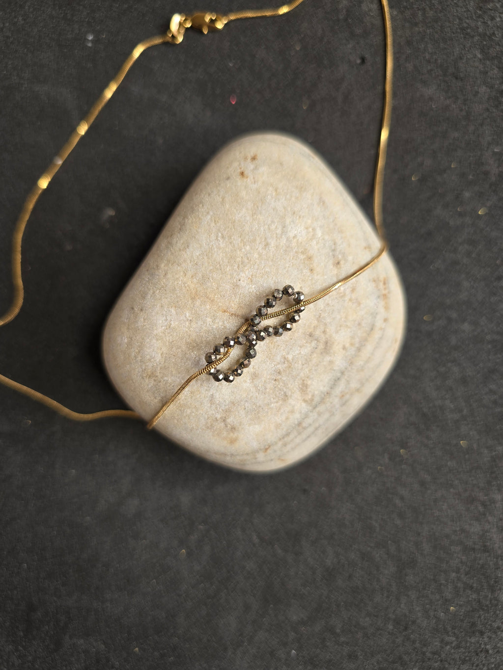 The Pyrite Infinite Necklace