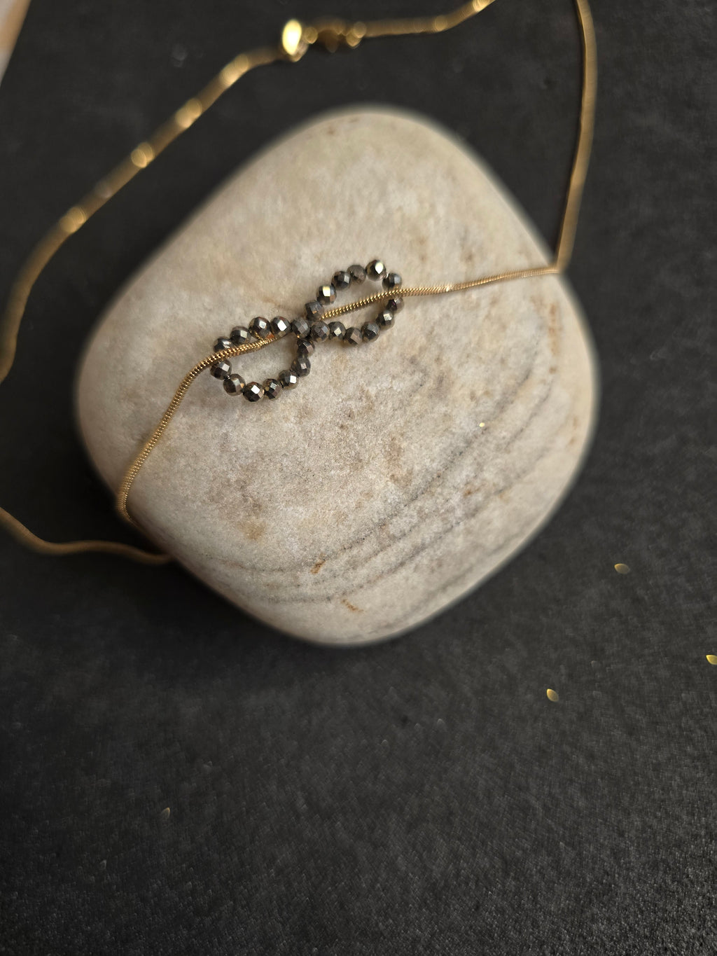 The Pyrite Infinite Necklace