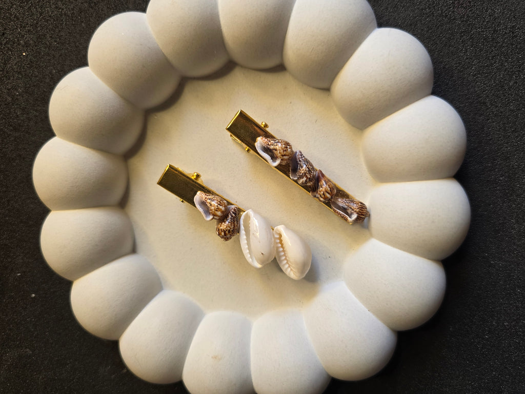 Sea Shell Inspired Hairclips