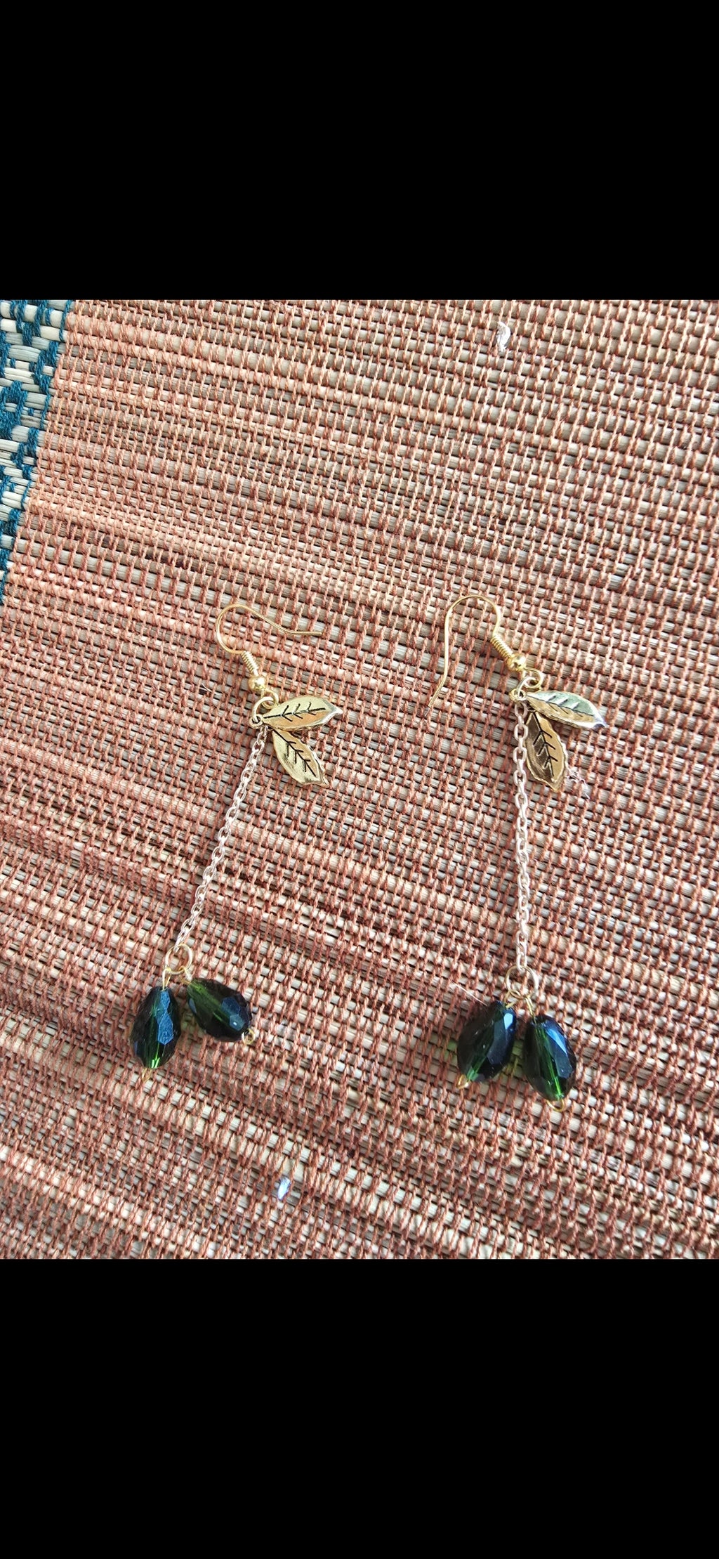 Green Crystal Dangler