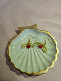 Sweet Cherry Bug Earrings