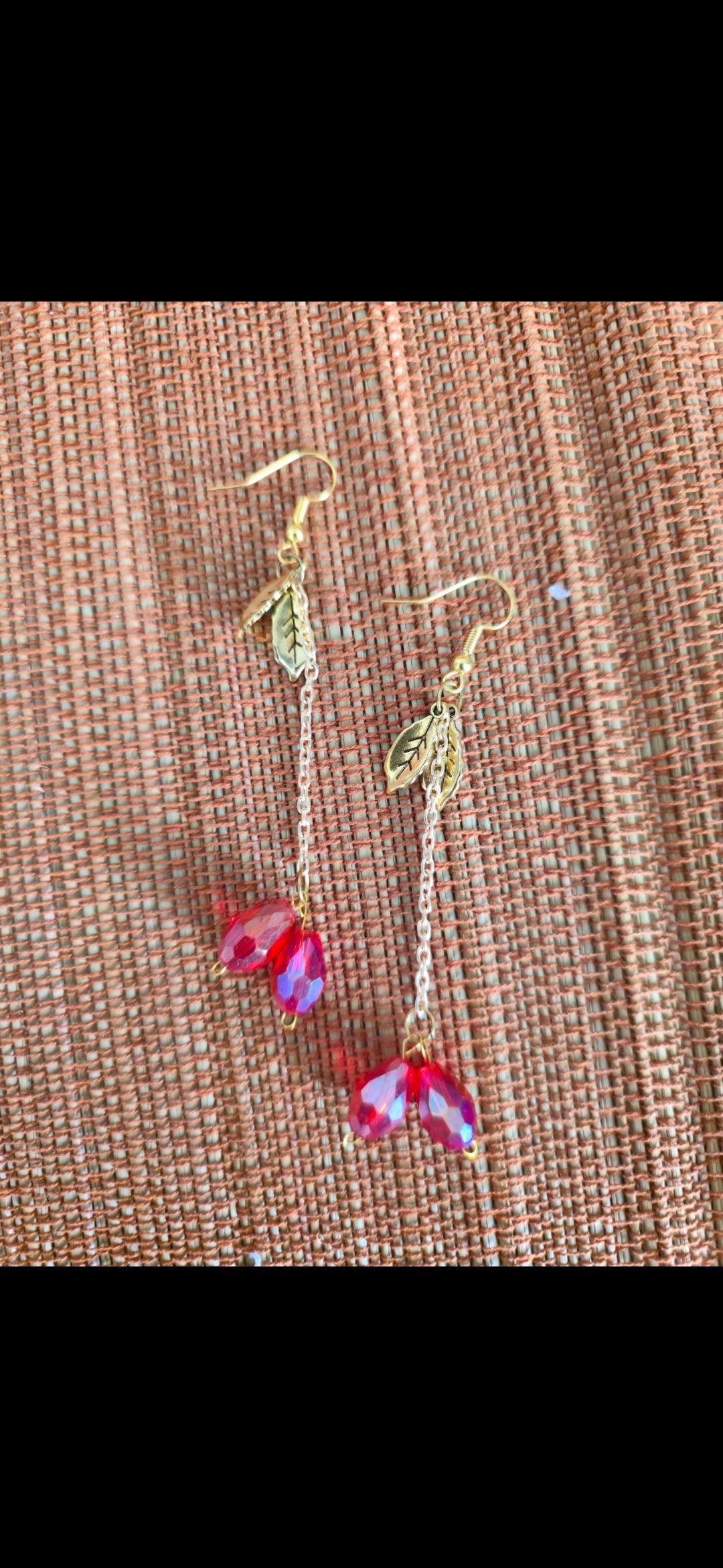 Red Crystal Dangler