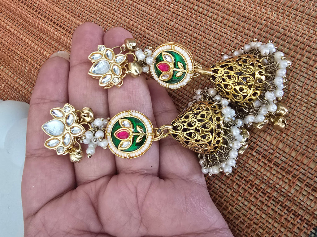 Maharani Kundan Jhumka