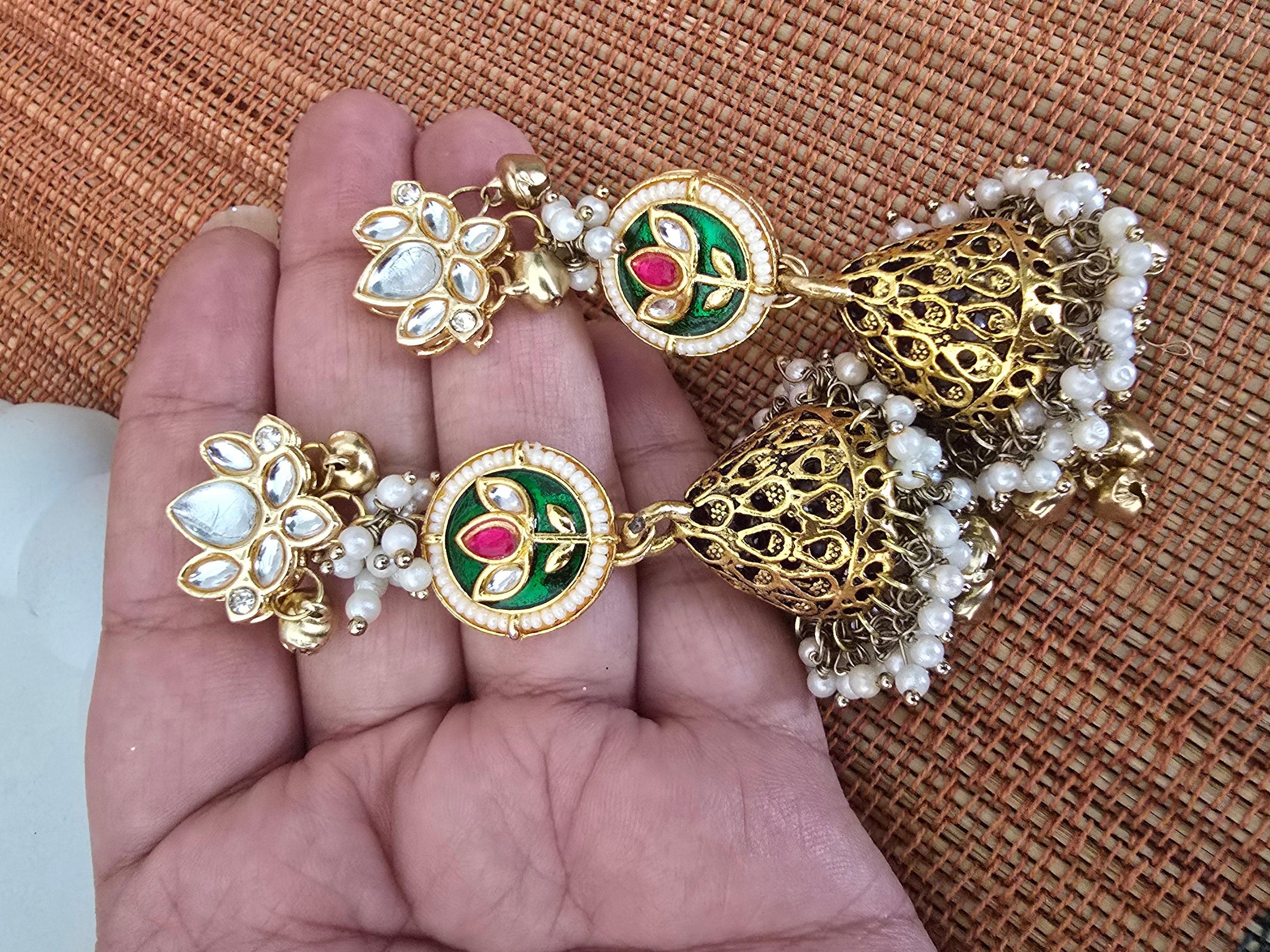 Maharani Kundan Jhumka
