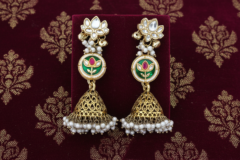 Maharani Kundan Jhumka