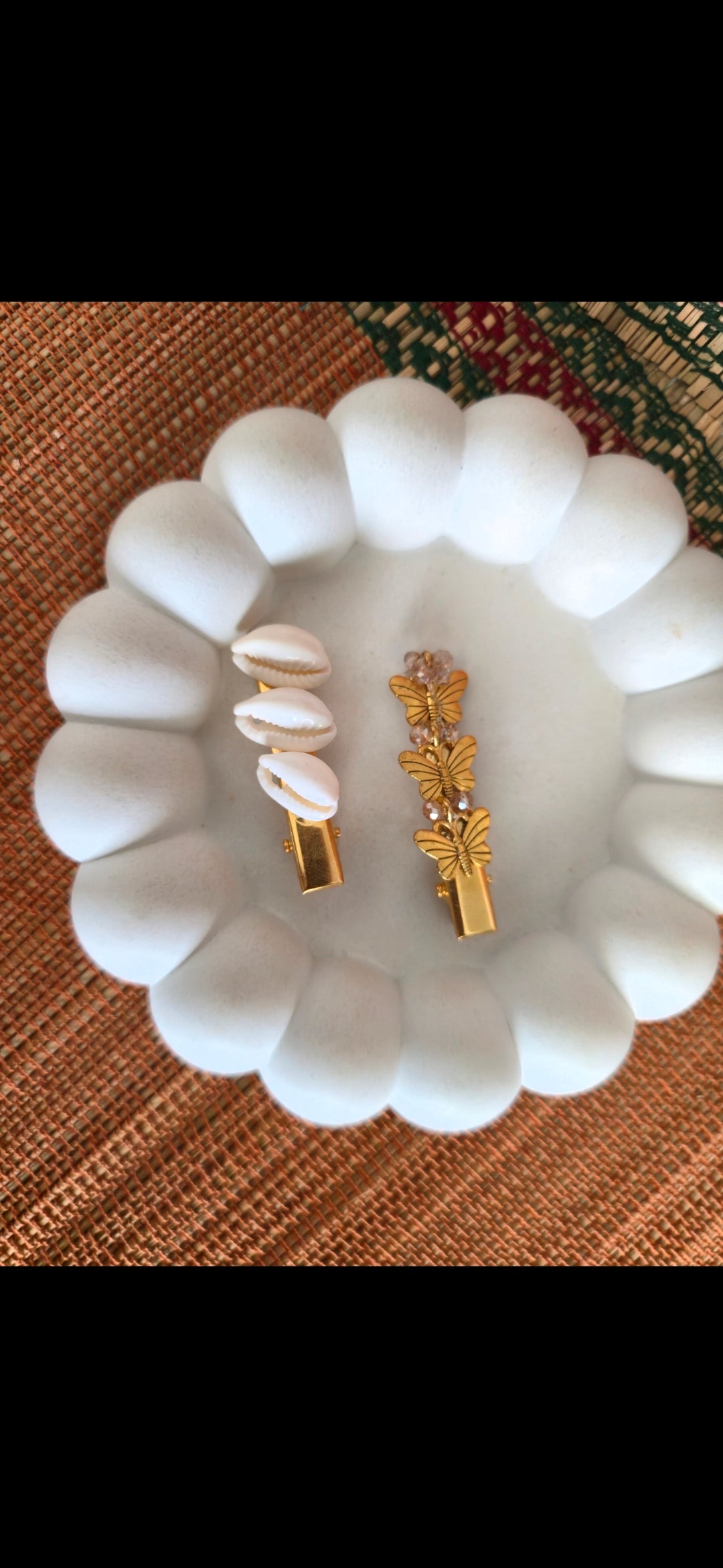 Butter Shell HairClips