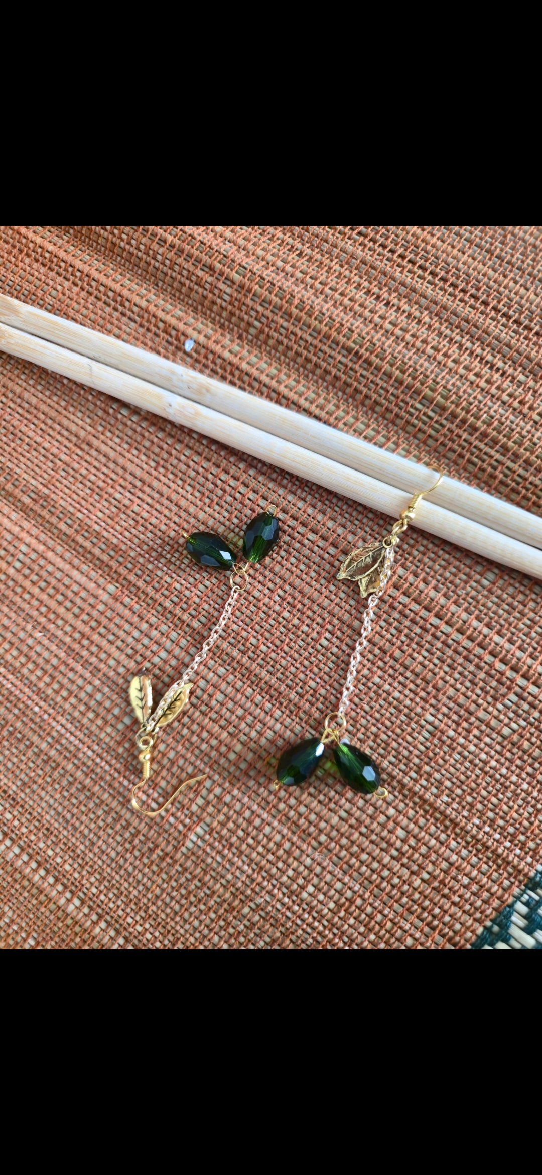 Green Crystal Dangler