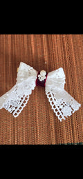 Small Embroided Bow