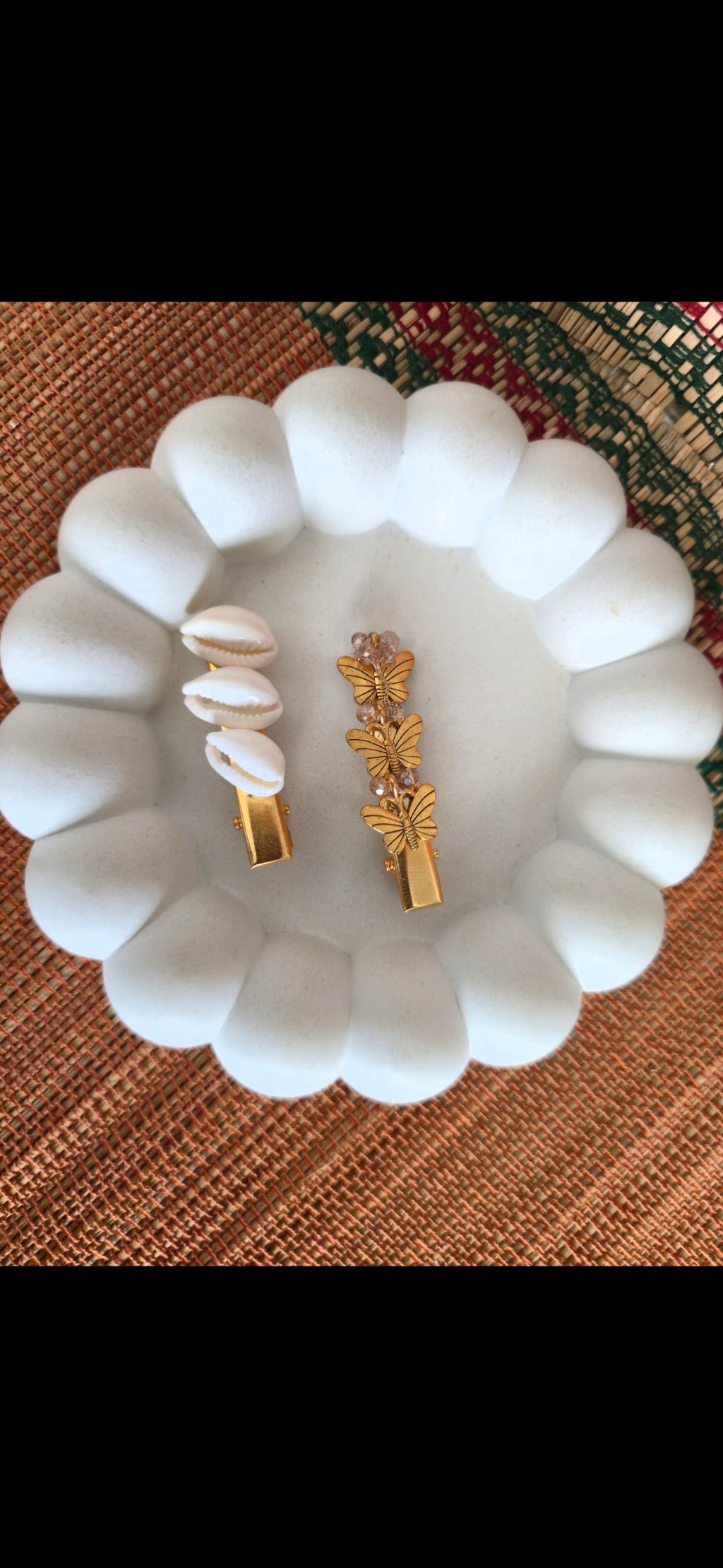 Butter Shell HairClips