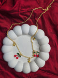 Cherry Blossom & Star Charm Chain